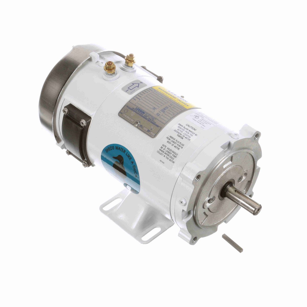 LEESON Washdown Motor, 0.75 HP, 12 V, 1800 RPM, S56C Frame, TEFC - 109300.00