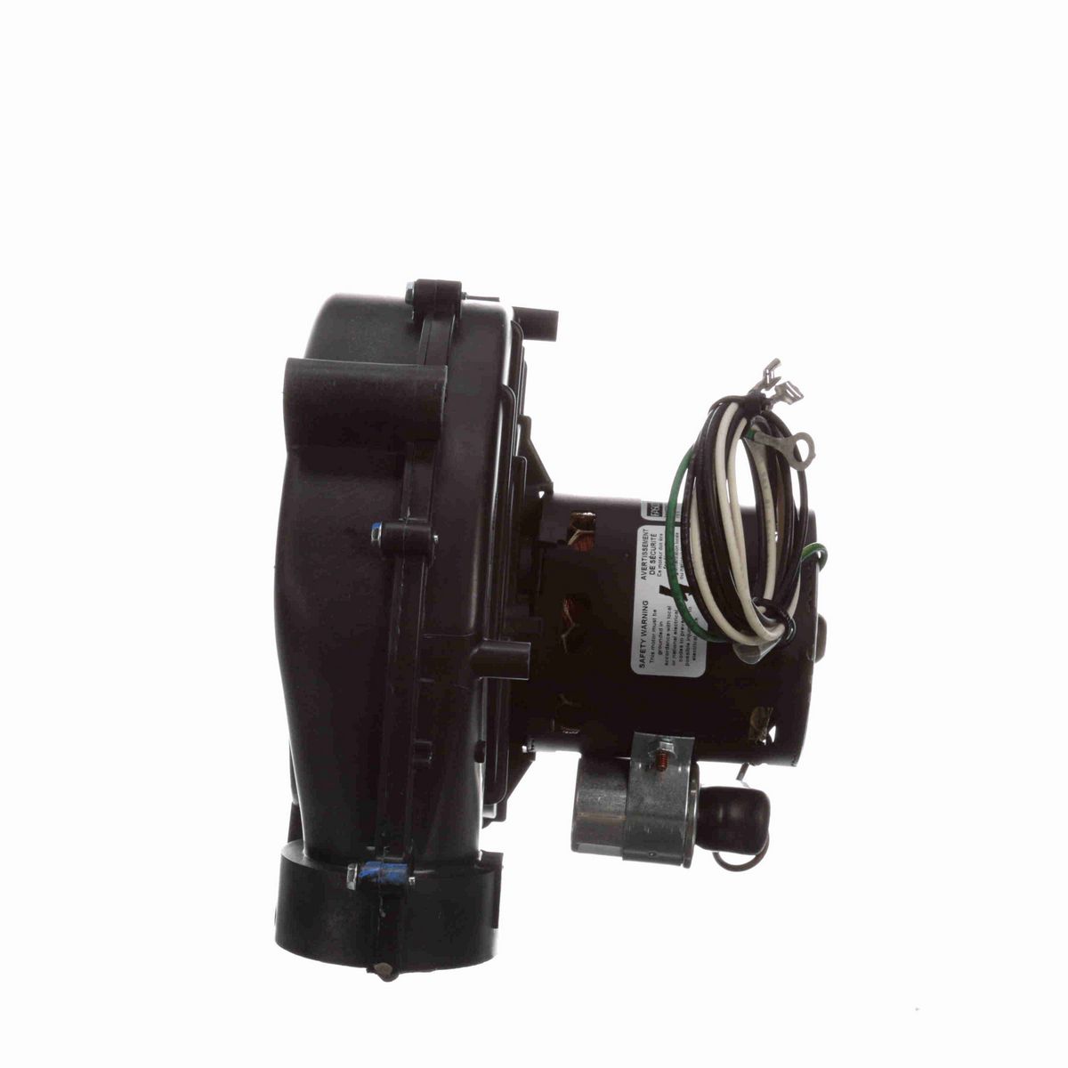 FASCO Round Outlet Permanent Split Capacitor OEM Replacement Draft Inducer Blower, 115 Volts, Flange: No - A168