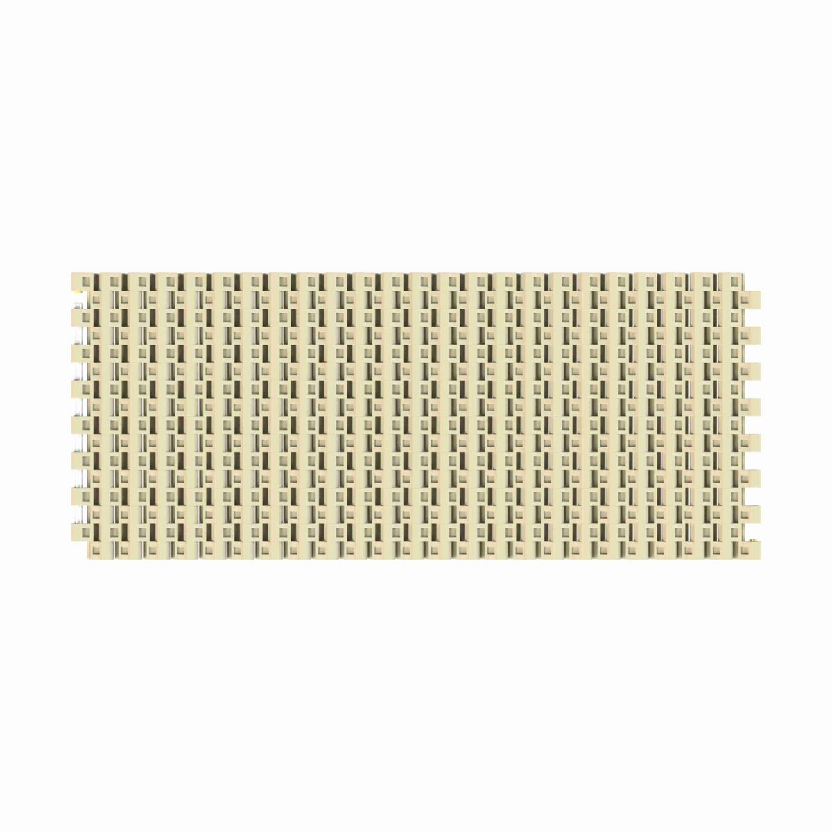 Rexnord 1505 RubberTop® Straight Running RubberTop®, Material: Beige High Temperature, Width: 6in, Pitch: 15mm - HTF1505-6