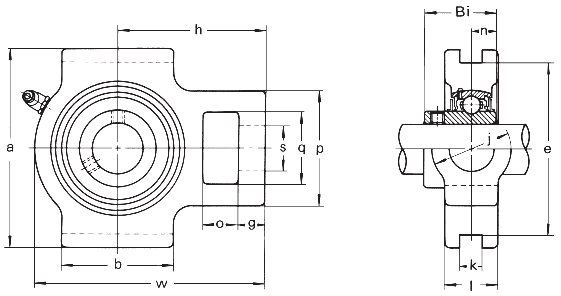Подшипниковый узел ASAHI type UCT 200, UCT 217 [502719]