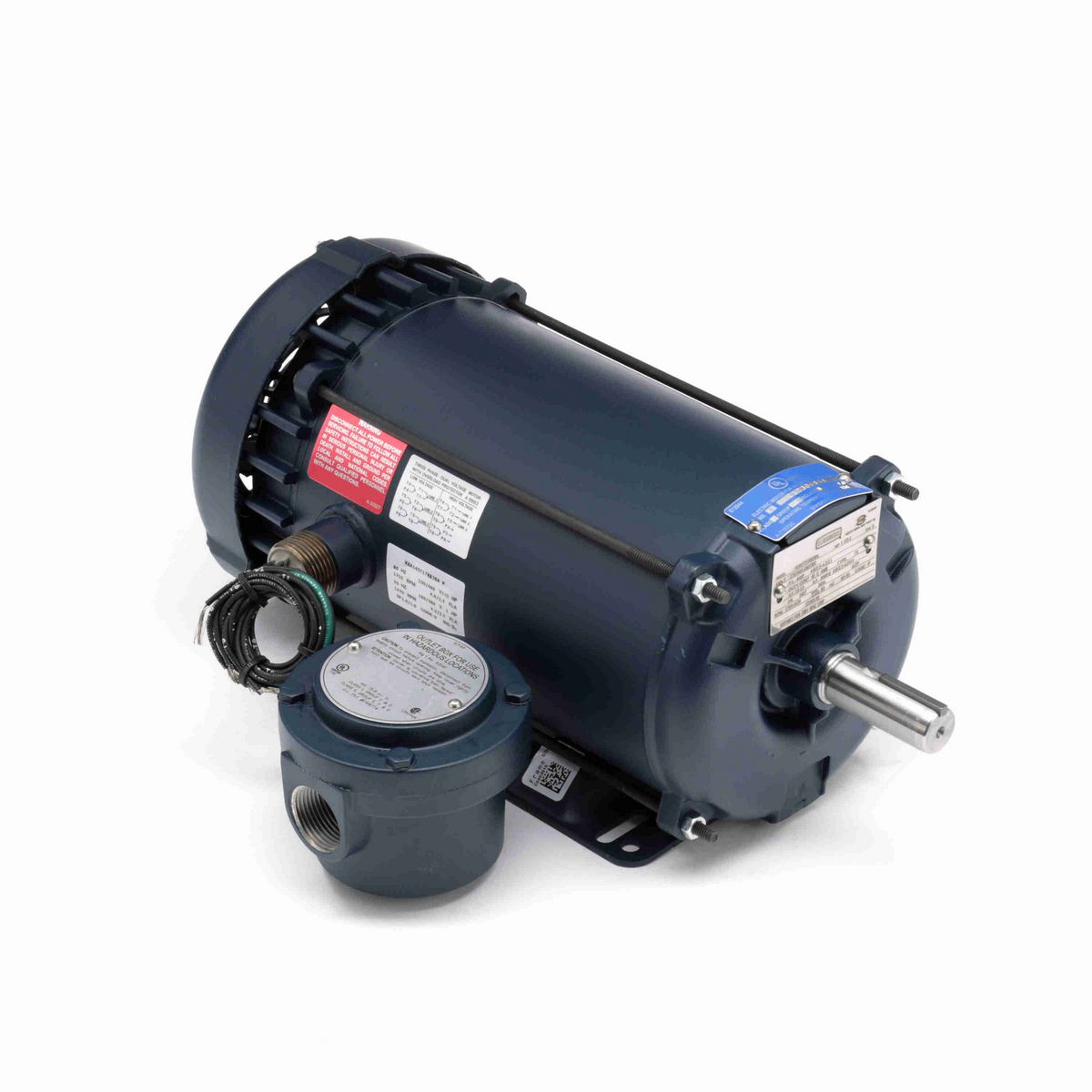 LEESON Explosion Proof Motor, 1.50 & 1 HP, 3 Ph, 60 & 50 Hz, 230/460 & 190/380 V, 1800 & 1500 RPM, 145T Frame, EPFC - 121915.00