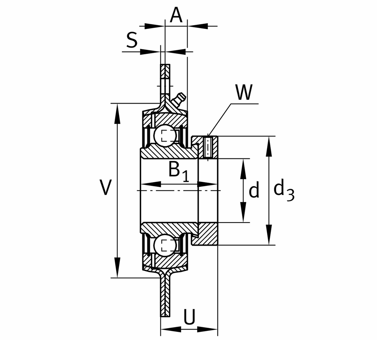 Фланцевый корпус INA GRA20-XL (GRA20)