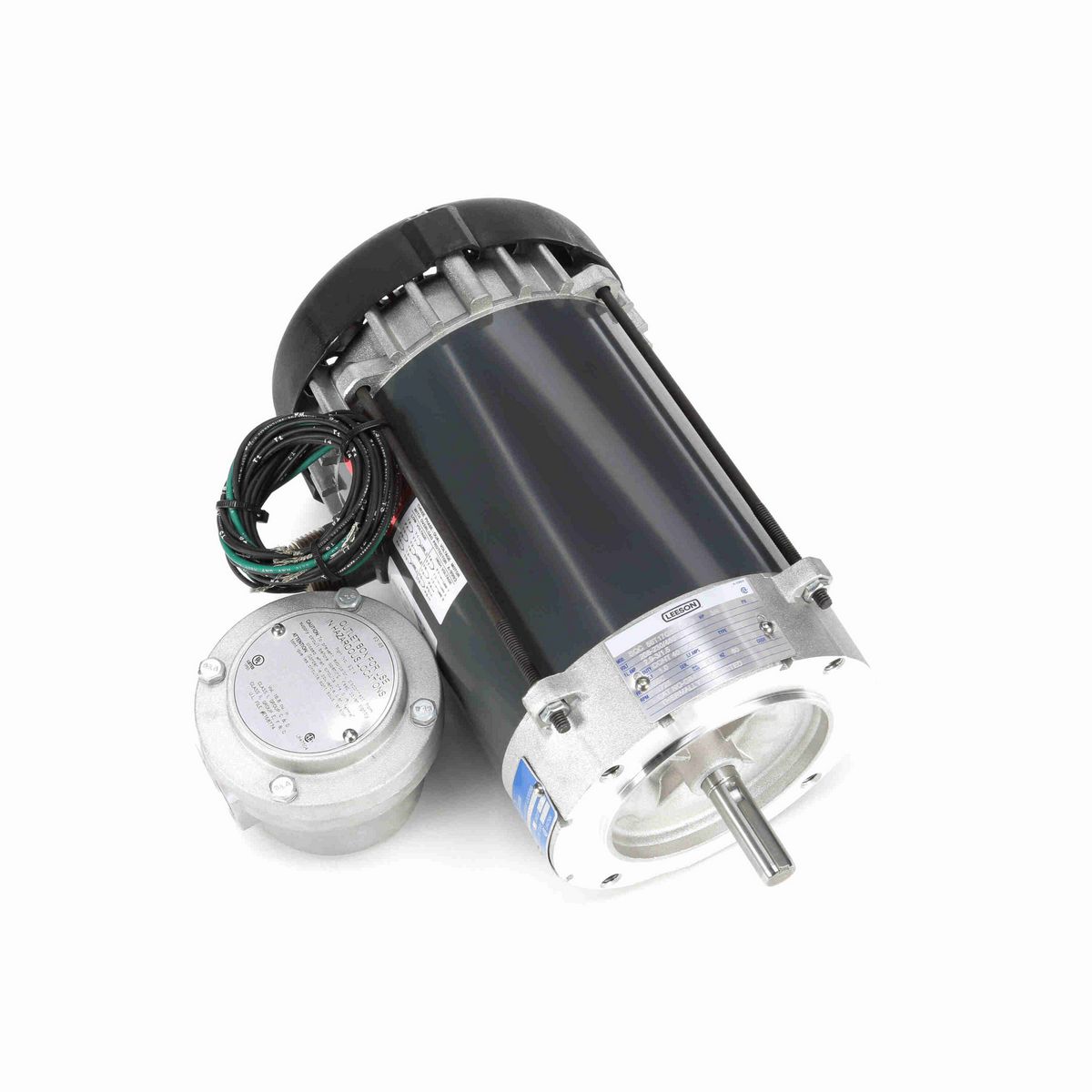 LEESON Explosion Proof Motor, 0.75 HP, 3 Ph, 60 Hz, 230/460 V, 1800 RPM, 56C Frame, EPFC - G840