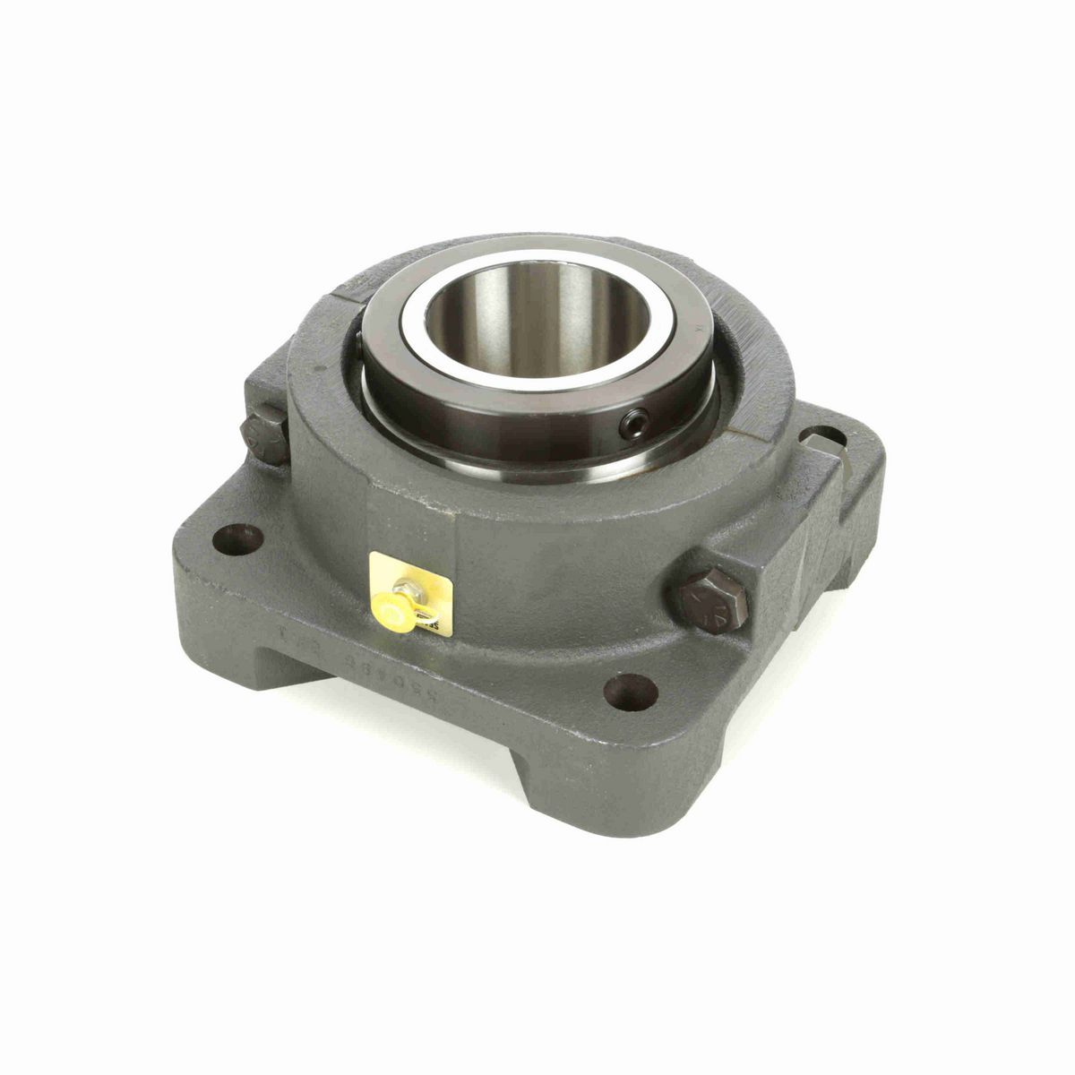 Sealmaster Mounted Cast Iron Four Bolt Flange Tapered Roller - 52100 Bearing Steel - Collar Mount Lock - RFBA 307C