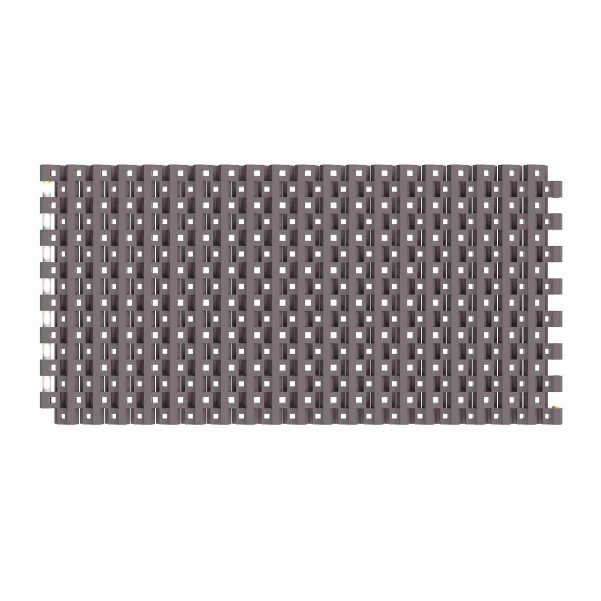 Rexnord 1506 Straight Running Flush Grid, Material: Brown High Performance, Width: 6in, Pitch: 15mm - HP1506-6