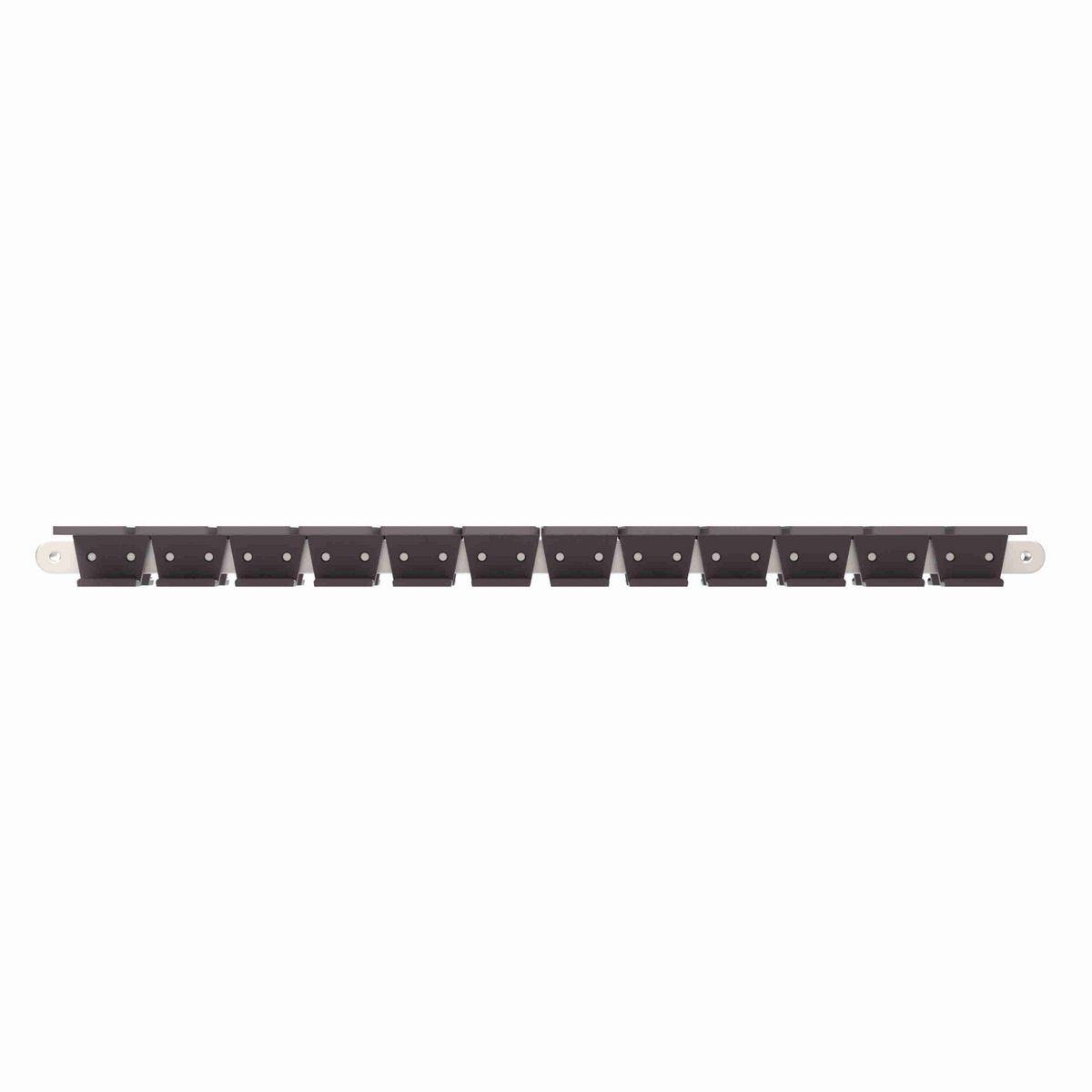 Rexnord 1873TAB Side-flexing Solid Top, Material: Brown High Performance, Width: 6in, Pitch: 1.5in - 81414073