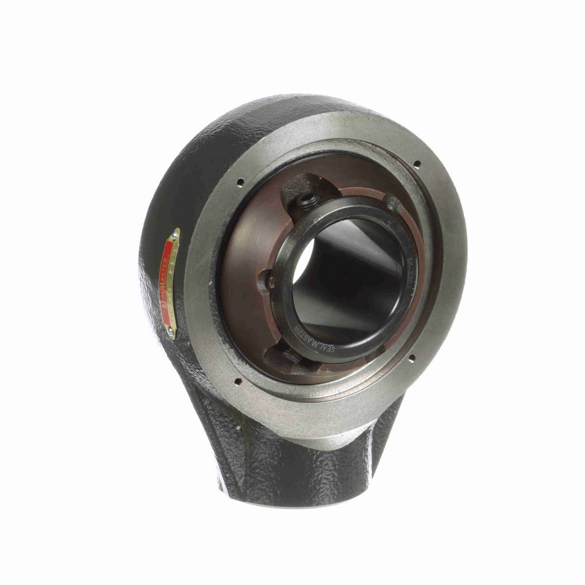 Sealmaster Mounted Cast Iron Hanger Unit Ball Bearing - 52100 Bearing Steel, Black Oxided - Setscrew Lock - PVR-1203