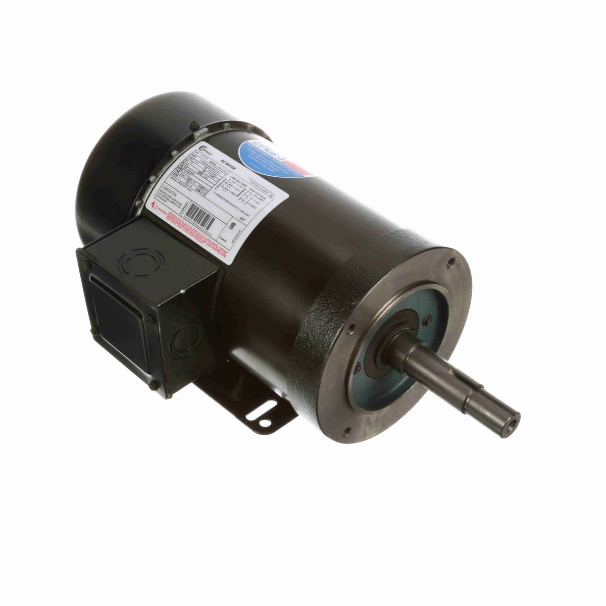 Century Close-Coupled Pump Motor, 1.5 HP, 3 Ph, 60 Hz, 230/460 V, 1800 RPM, N145JM Frame, TEFC - N161E