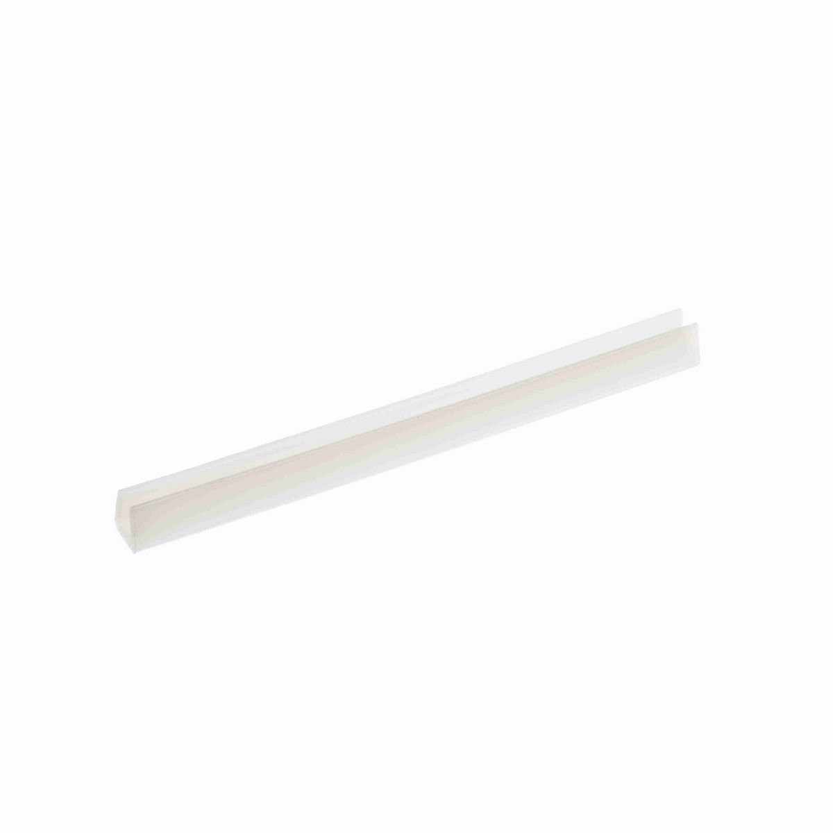 System Plast Bar Cap: 0.5"W X 0.5"H X 1200"L White UHMW-PE - VG-P14BC-100