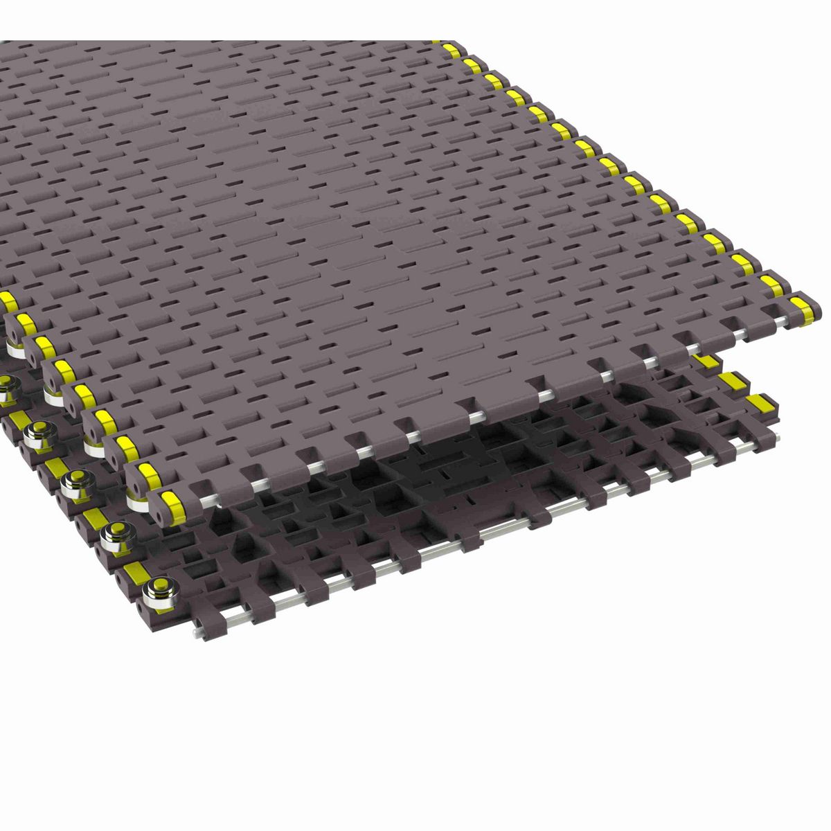 Rexnord 7956B Side-flexing Flush Grid, Material: Brown High Performance, Width: 18in, Pitch: 1.25in - 81450781