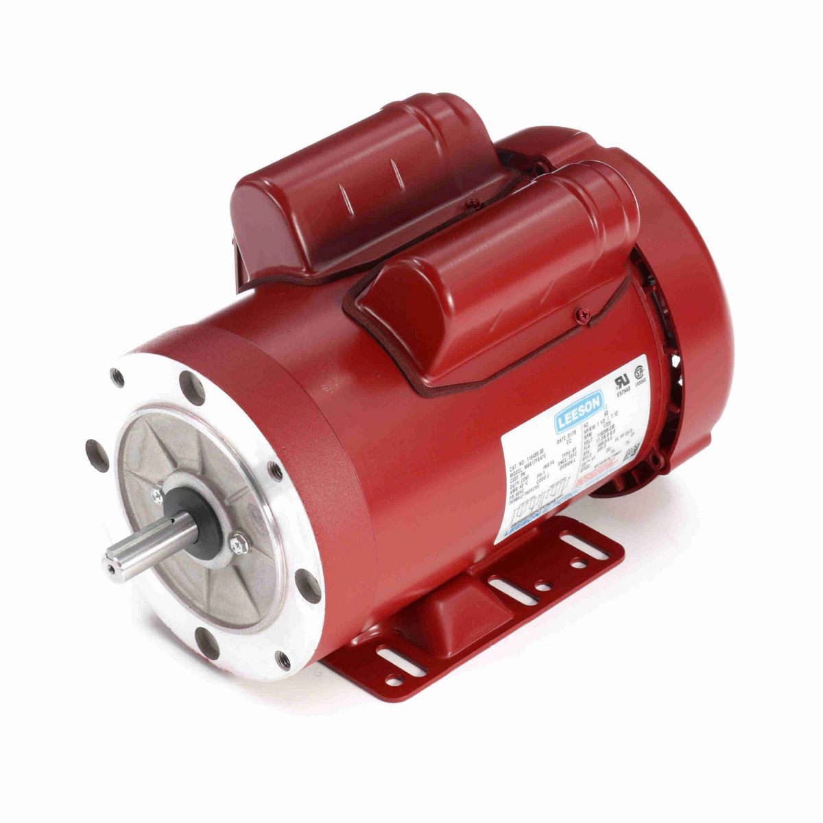 LEESON Agricultural Motor, 1.50 HP, 1 Ph, 60 Hz, 115/230 V, 1800 RPM, 56HC Frame, TEFC - 116489.00