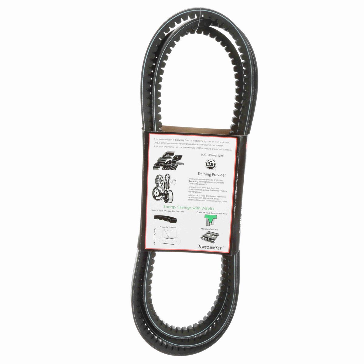 Browning EPDM Notched Belt 98% Efficient - BX113
