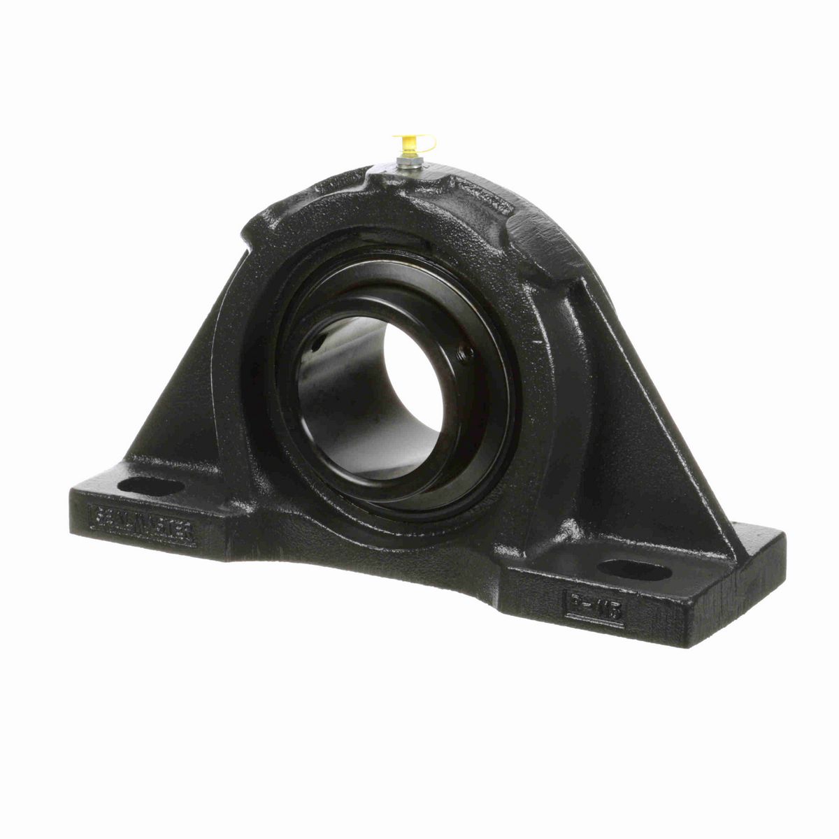 Sealmaster Mounted Cast Iron Four Bolt Pillow Block Ball Bearing - 52100 Bearing Steel, Black Oxided - Setscrew Lock - MFP-55