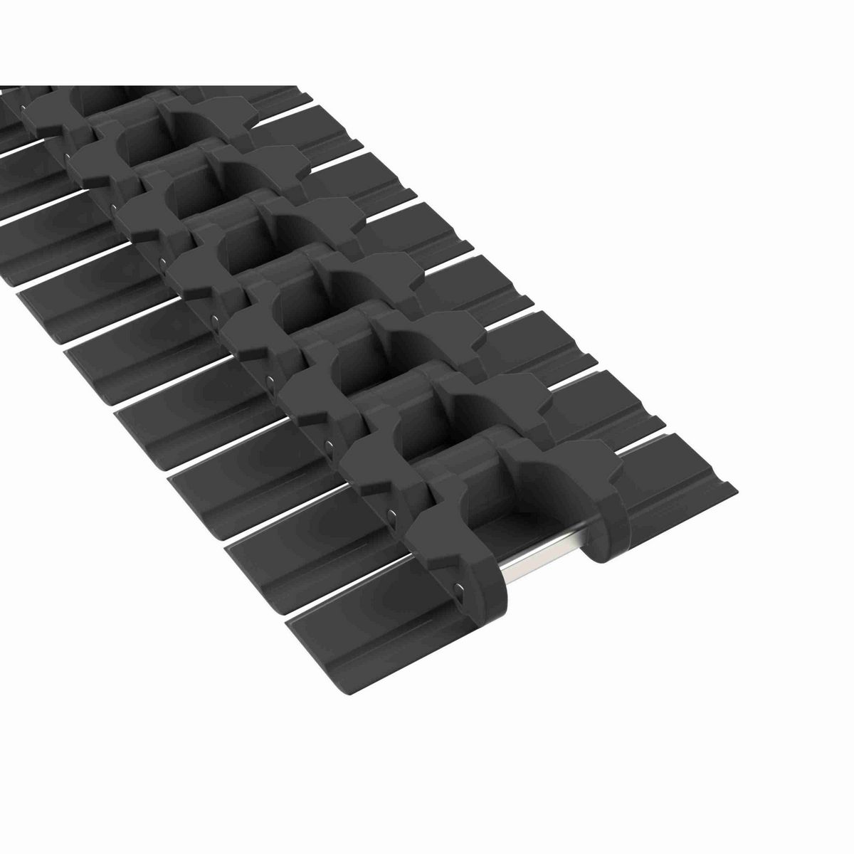 Rexnord 882TAB Side-flexing , Material: Black Cut Resistant, Width: 6in, Pitch: 1.5in - 10198755