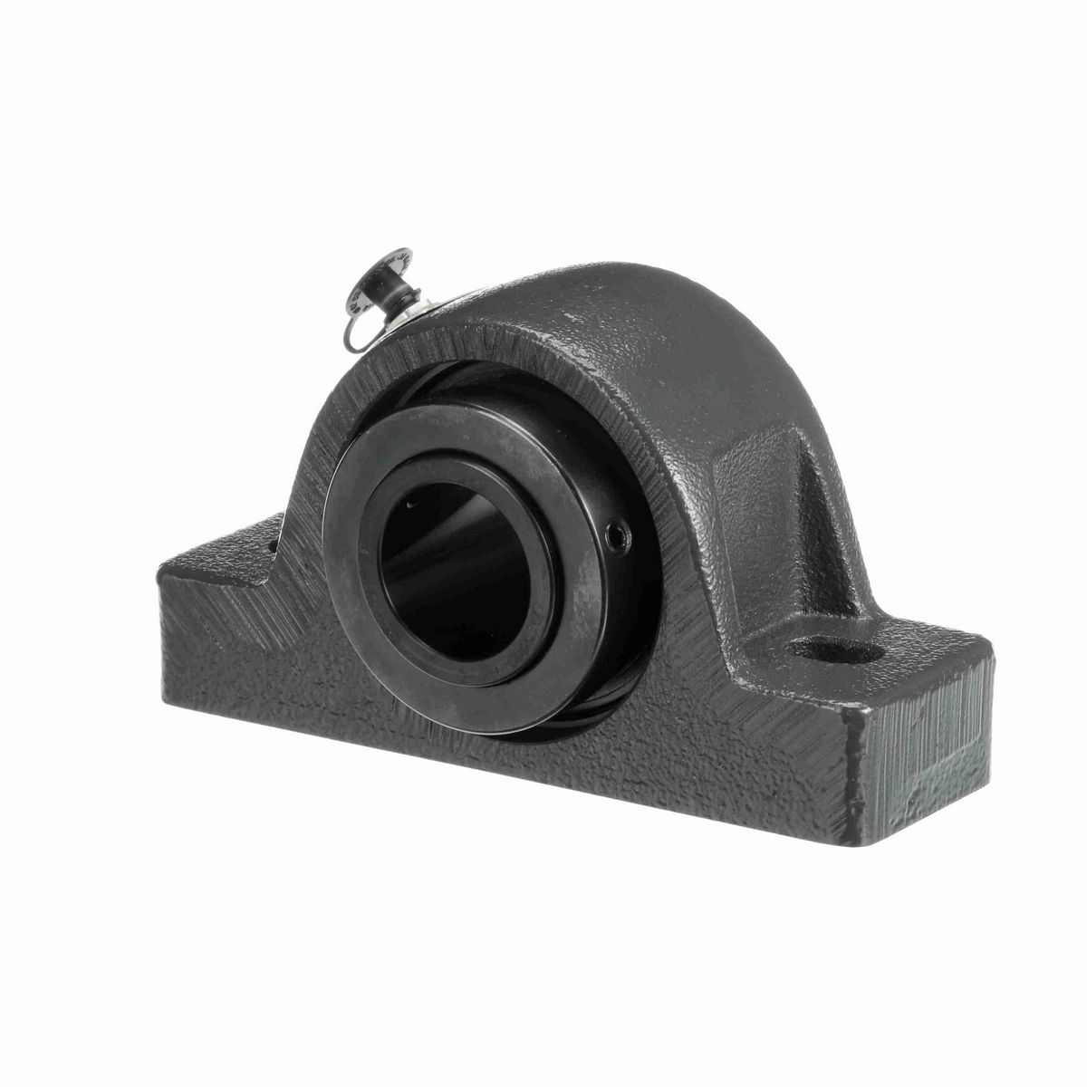 Sealmaster Mounted Cast Iron Two Bolt Pillow Block Spherical Roller - 52100 Bearing Steel, Black Oxided - Collar Mount Lock - USRB5000-107-C