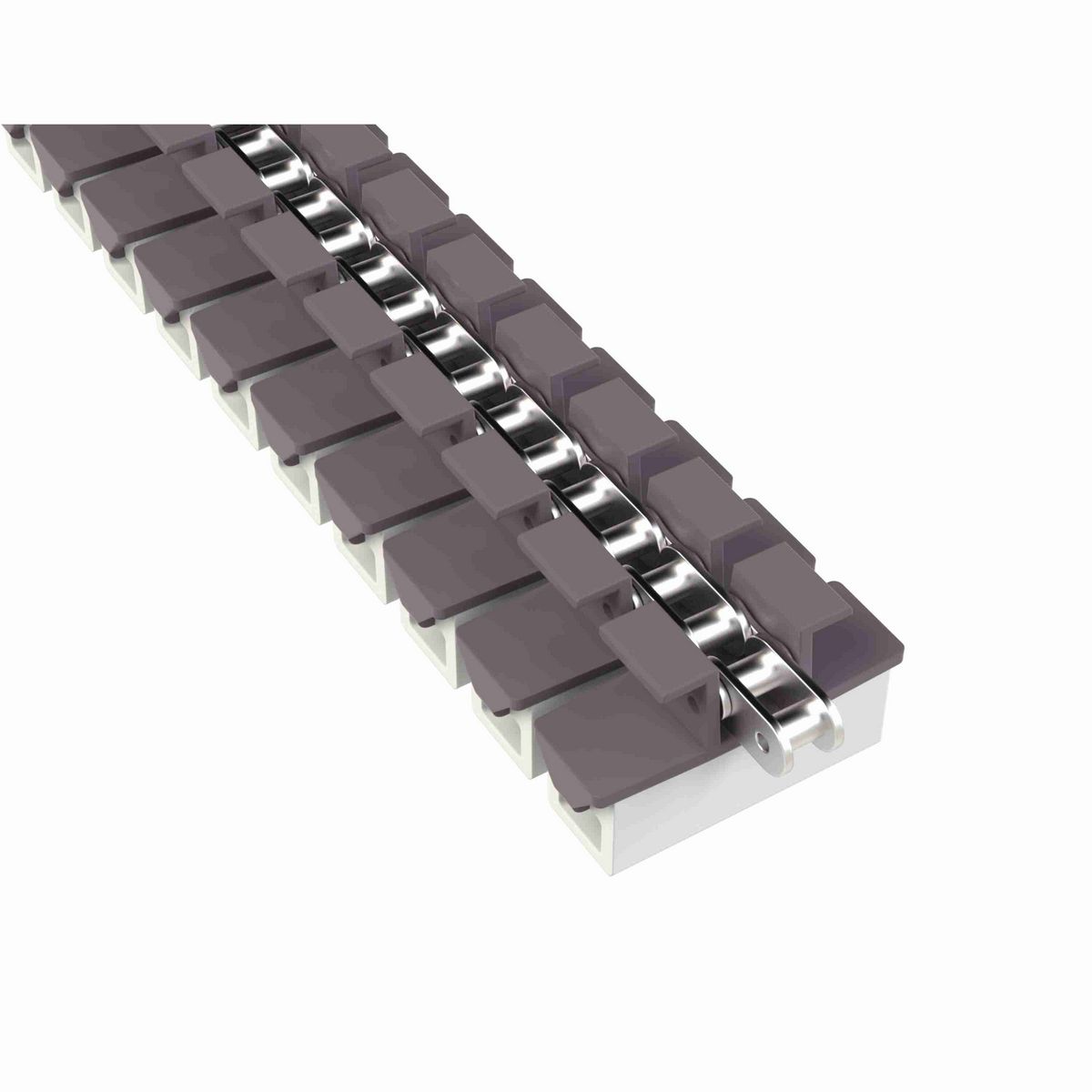 Rexnord 1873TAB SideGrip™ Side-flexing, Material: Brown High Performance, Width: 3.75in, Pitch: 1.5in - 81420492