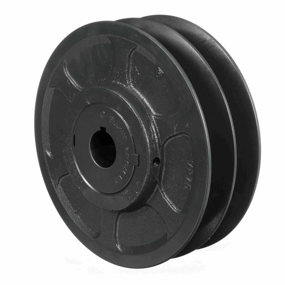 Browning 2 Groove Cast Iron Finish Bore FHP Variable Pitch Sheave - 2VP75X 1 1/8