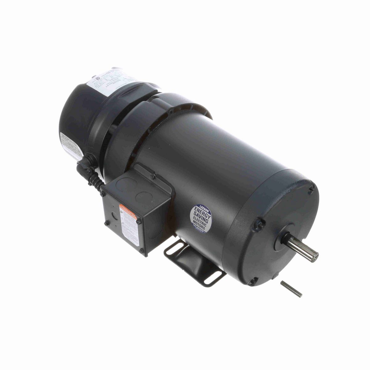 LEESON Brake Motor, 1 HP, 3 Ph, 60 Hz, 230/460 V, 1800 RPM, 56 Frame, TEFC - 119561.00