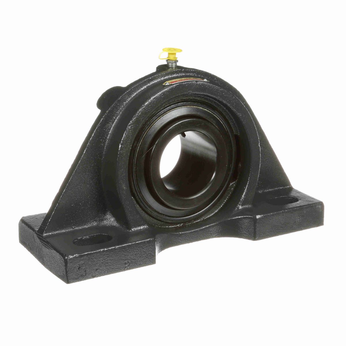 Sealmaster Mounted Cast Iron Four Bolt Pillow Block Ball Bearing - 52100 Bearing Steel, Black Oxided - Setscrew Lock - MFP-39