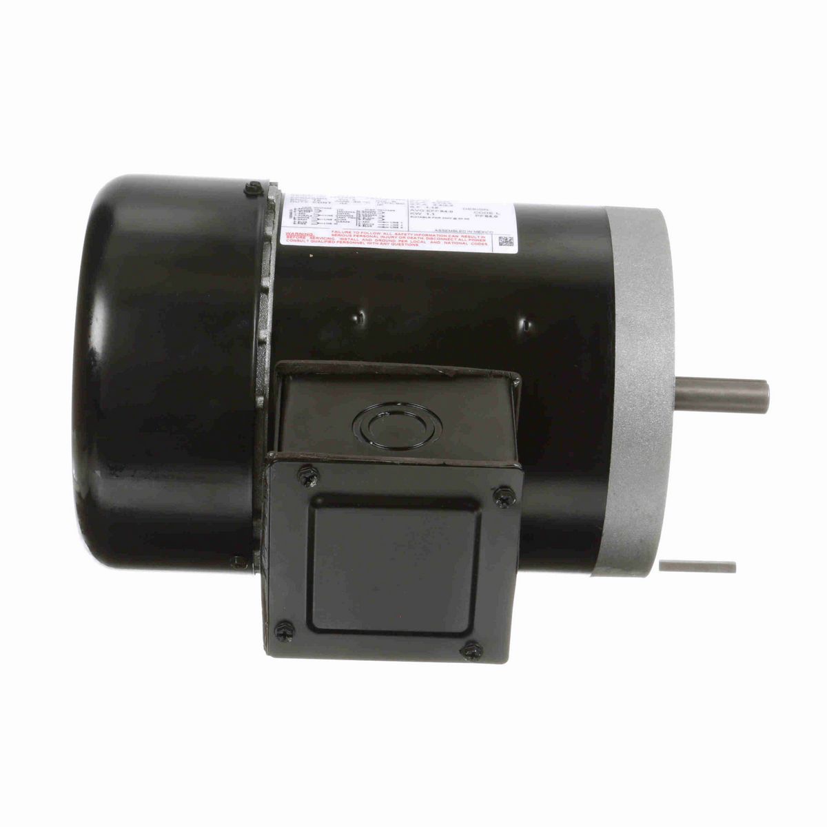 Century General Purpose Motor, 1.5 HP, 3 Ph, 60 Hz, 230/460 V, 3600 RPM, K56C Frame, TEFC - H751ES