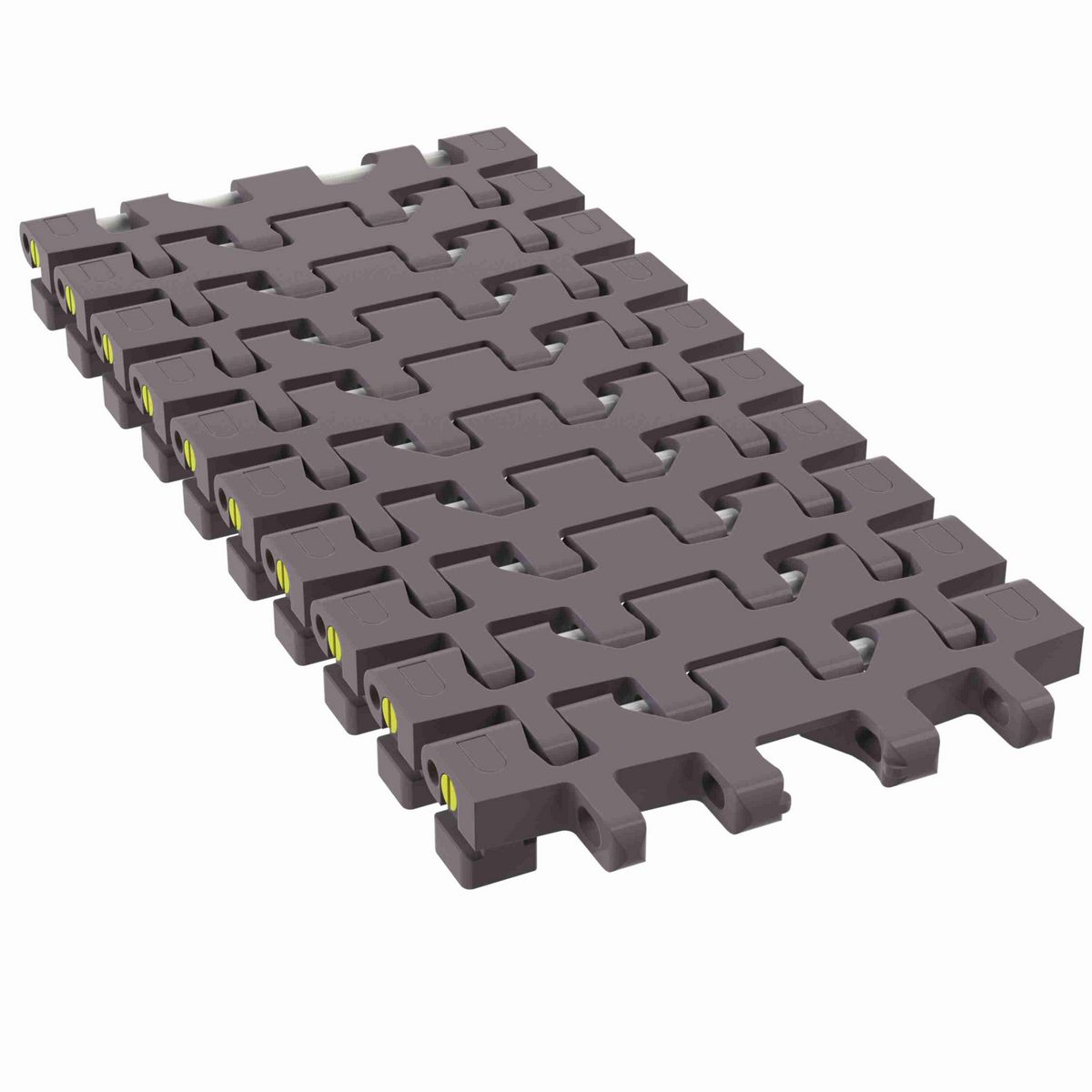 Rexnord 7956GT Side-flexing Flush Grid, Material: Brown High Performance, Width: 6in, Pitch: 1.25in - 10351195