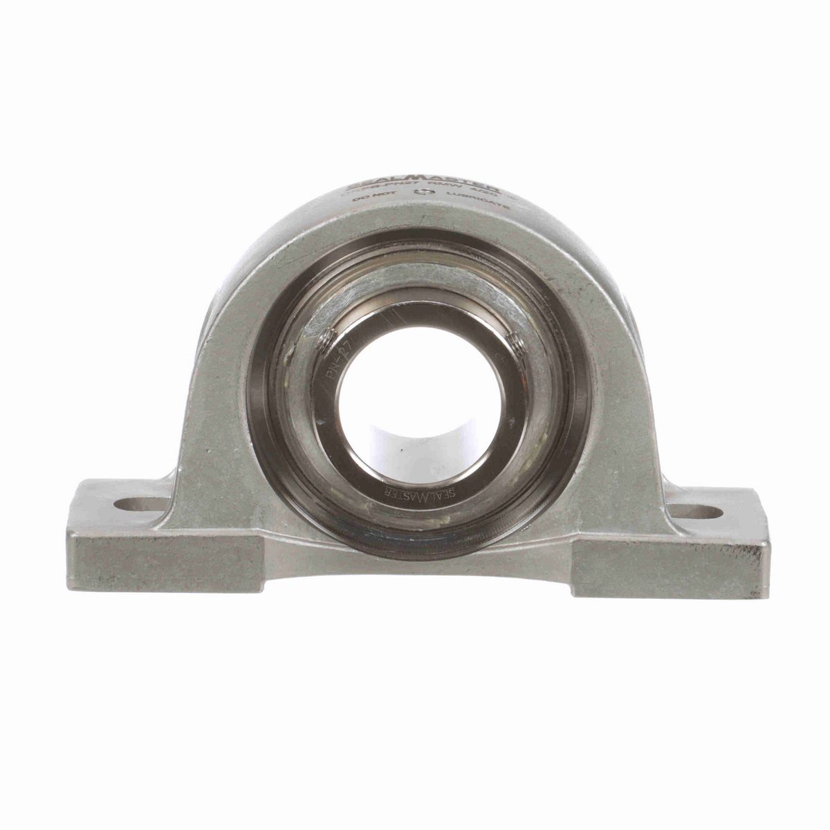 Sealmaster Mounted Stainless Steel Two Bolt Pillow Block Ball Bearing - 52100 Bearing Steel, Phosphorus Nickel Coated - Setscrew Lock - Corrosion Resistant - Reduced Maintenance - Lubed for Life - CRPS-PN27 RMW