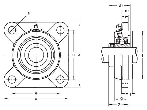 Подшипниковый узел ASAHI type UCFS 300, UCFS 317 [502816]