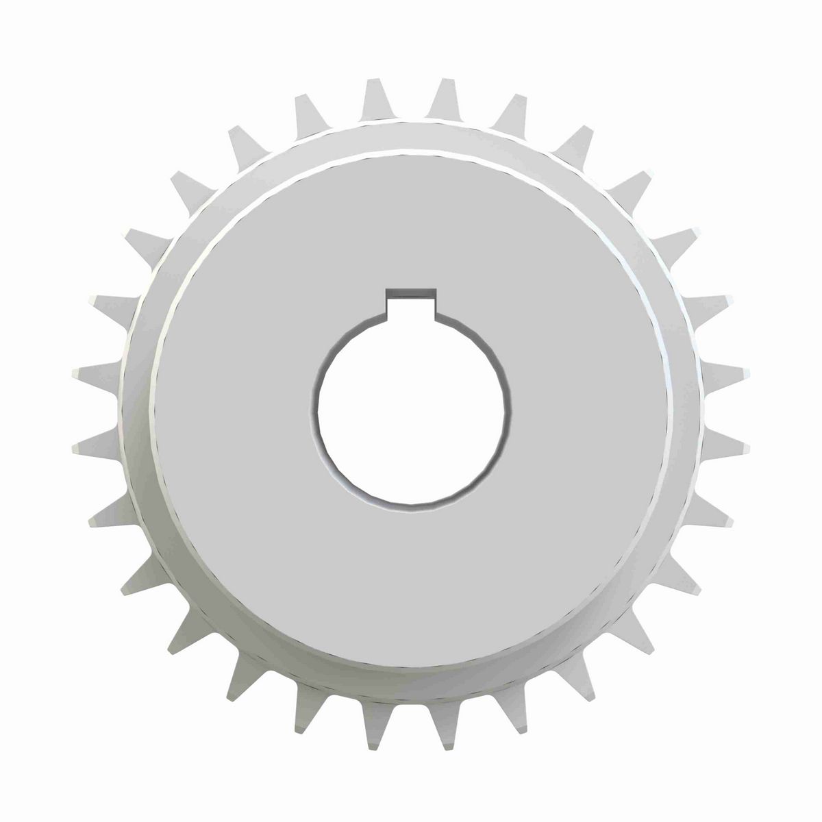 Rexnord 7520 Series Solid One Piece Machined Nylon Sprocket and a 28 Teeth with 1-1/4in Round Shaft-Ready Bore with Keyway & Setscrew - 890.25.01