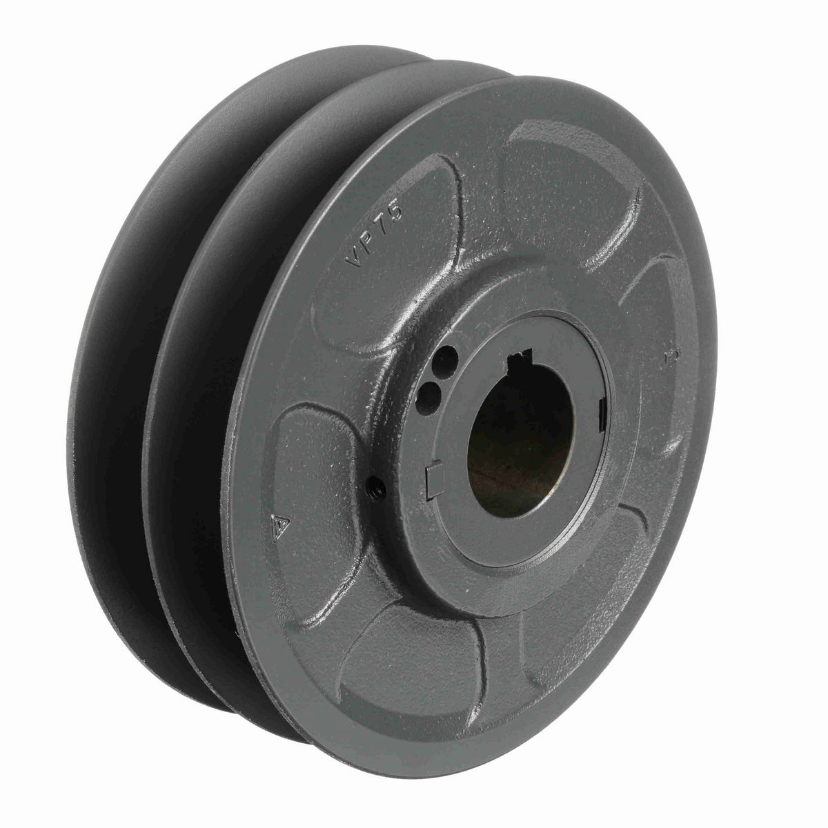 Browning 2 Groove Cast Iron Finish Bore FHP Variable Pitch Sheave - 2VP75X 1 5/8
