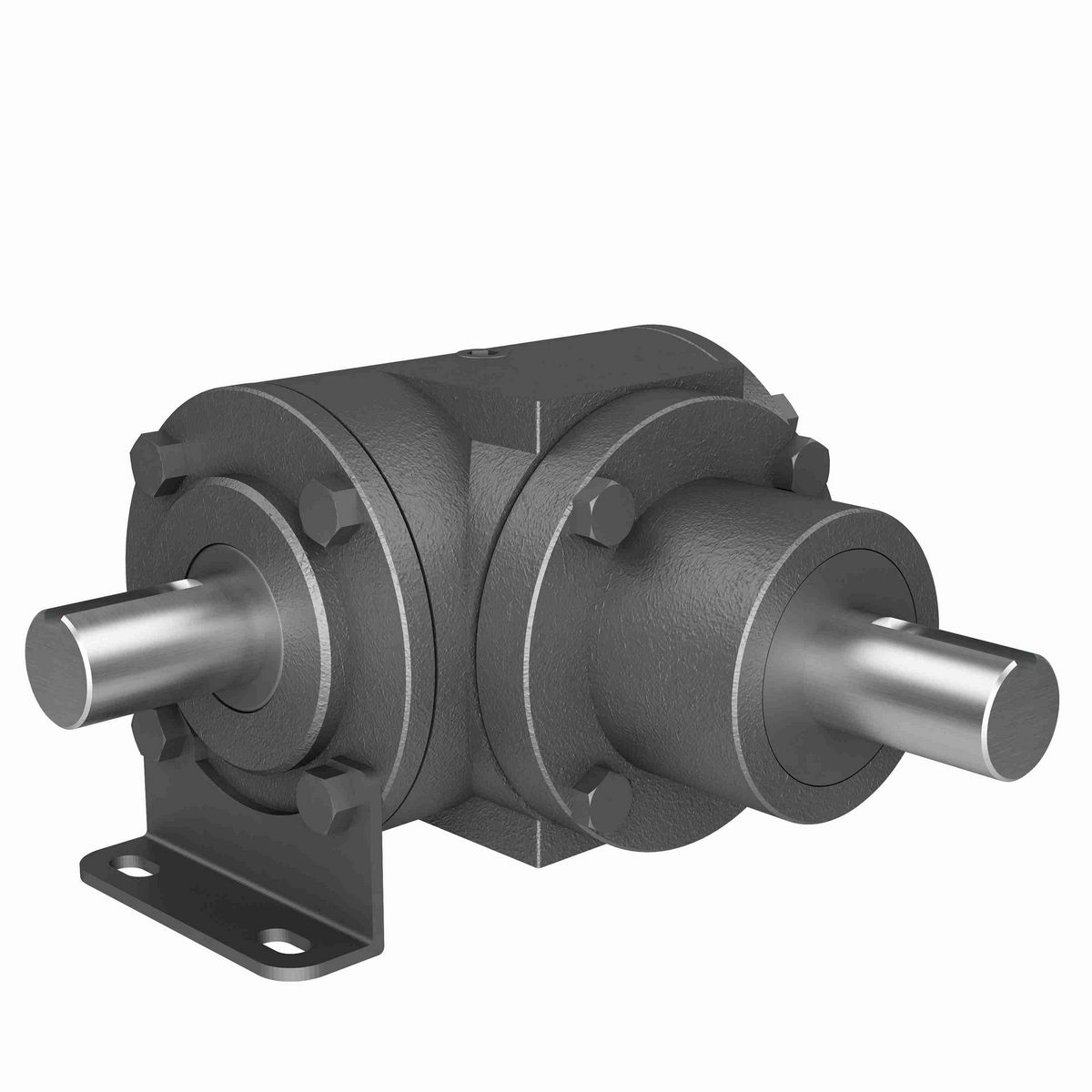 Hub City Bevel Gear Drives Cast Iron Bevel Reducer - 11 1/1 D,E SP