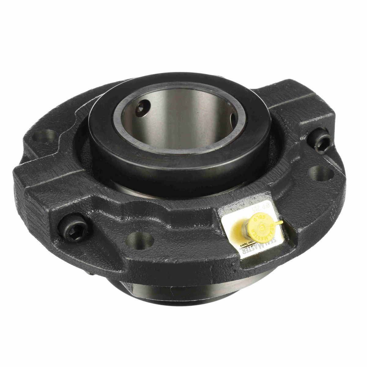 Sealmaster Mounted Cast Iron Piloted Flange Tapered Roller - 52100 Bearing Steel - Double Collar Mount Lock - RFP 215