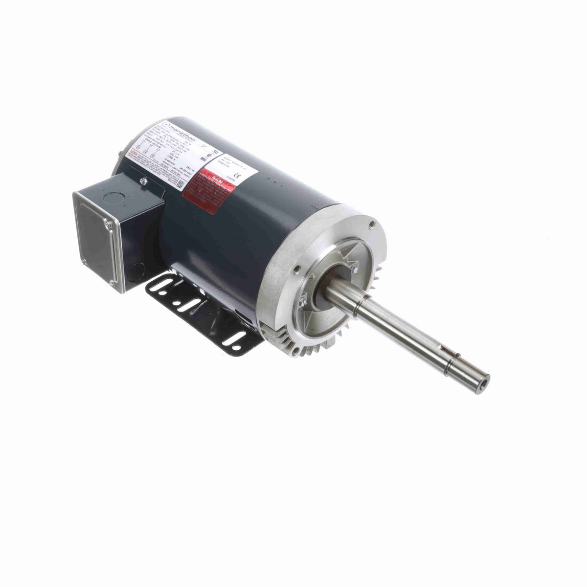 LEESON Close-Coupled Pump Motor, 2 HP, 3 Ph, 60 Hz, 200 V, 1800 RPM, 145JP Frame, DP - GT2307