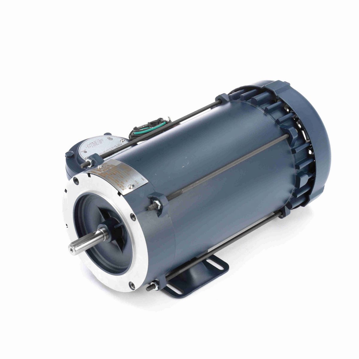 LEESON Explosion Proof Motor, 1 & 0.75 HP, 3 Ph, 60 & 50 Hz, 230/460 & 190/380 V, 1800 & 1500 RPM, 56C Frame, EPFC - 119437.00