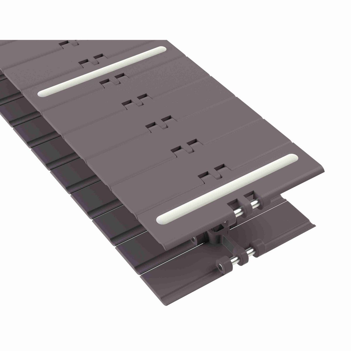 Rexnord 820 RubberTop Straight Running RubberTop®, Material: Brown High Performance, Width: 6in, Pitch: 1.5in - 81427183