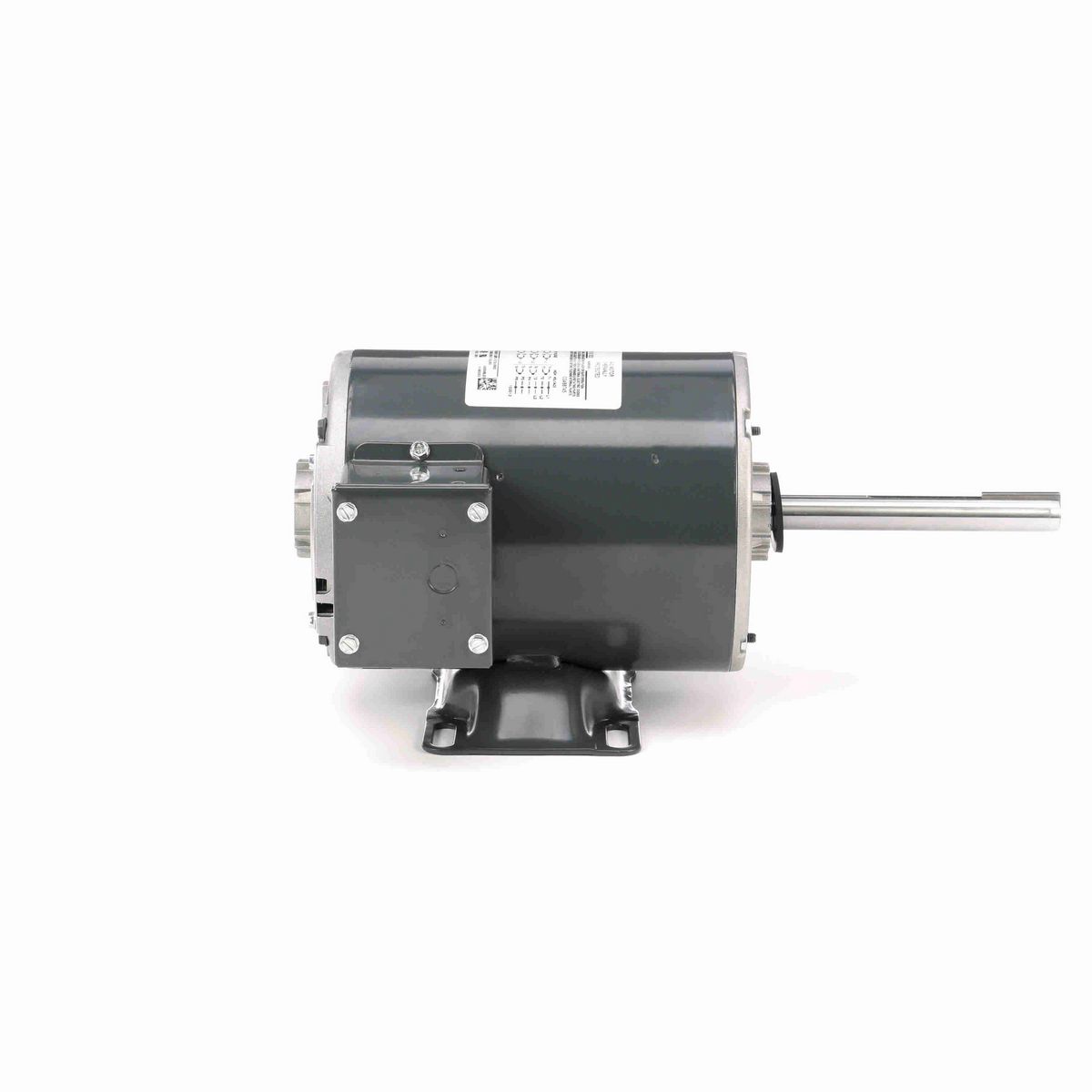 LEESON Condenser Fan Motor, 0.50 & 0.50 HP, 3 Ph, 60 & 50 Hz, 208-230/460 & 190/380 V, 1200 & 1000 RPM, 56Z Frame, OPEN - X533