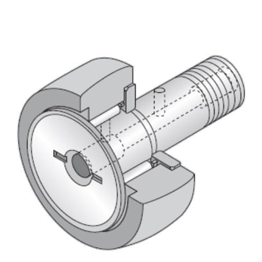 Cam follower with shaft NTN KR90