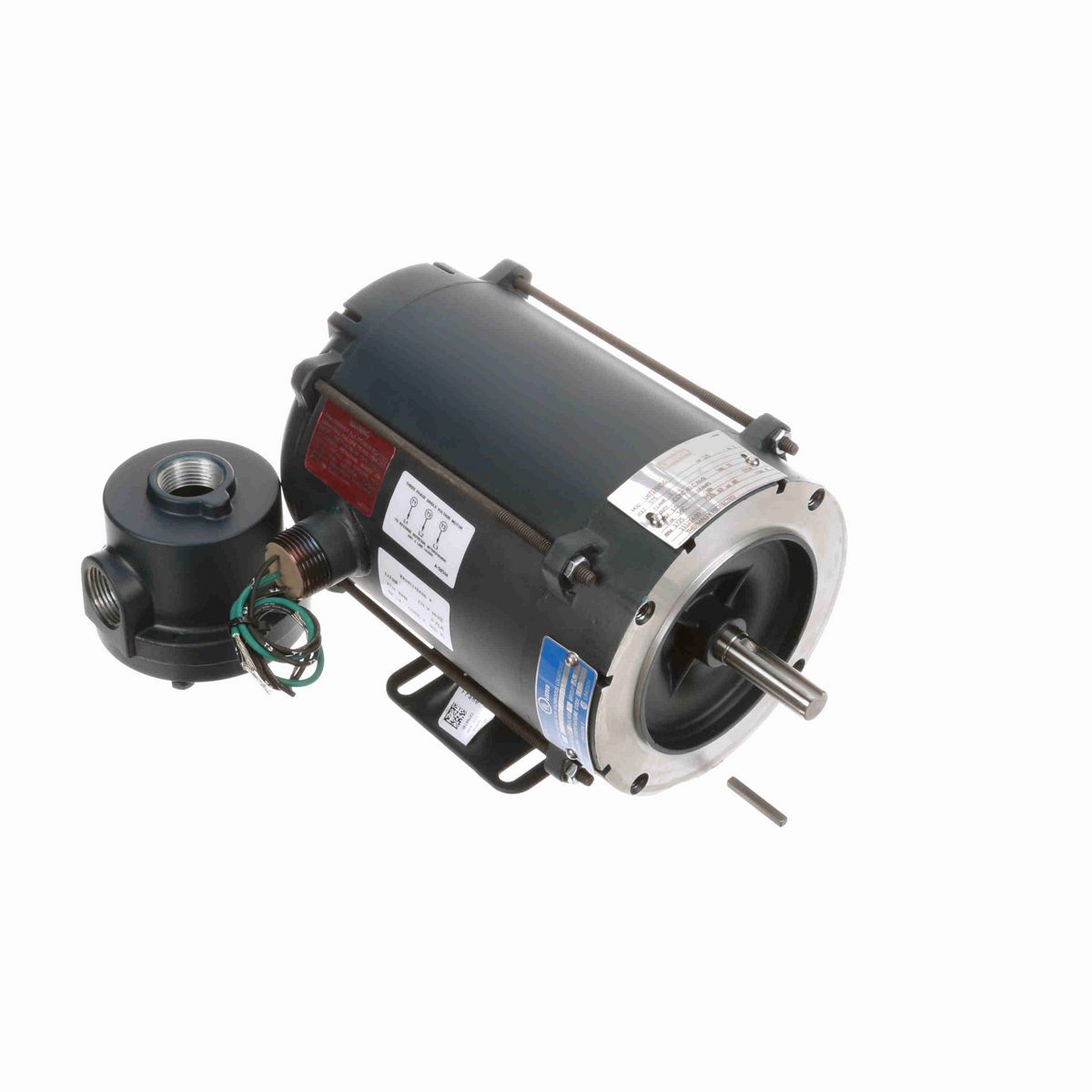 LEESON Explosion Proof Motor, 0.33 HP, 3 Ph, 60 Hz, 575 V, 1800 RPM, 56C Frame, EPNV - 111214.00