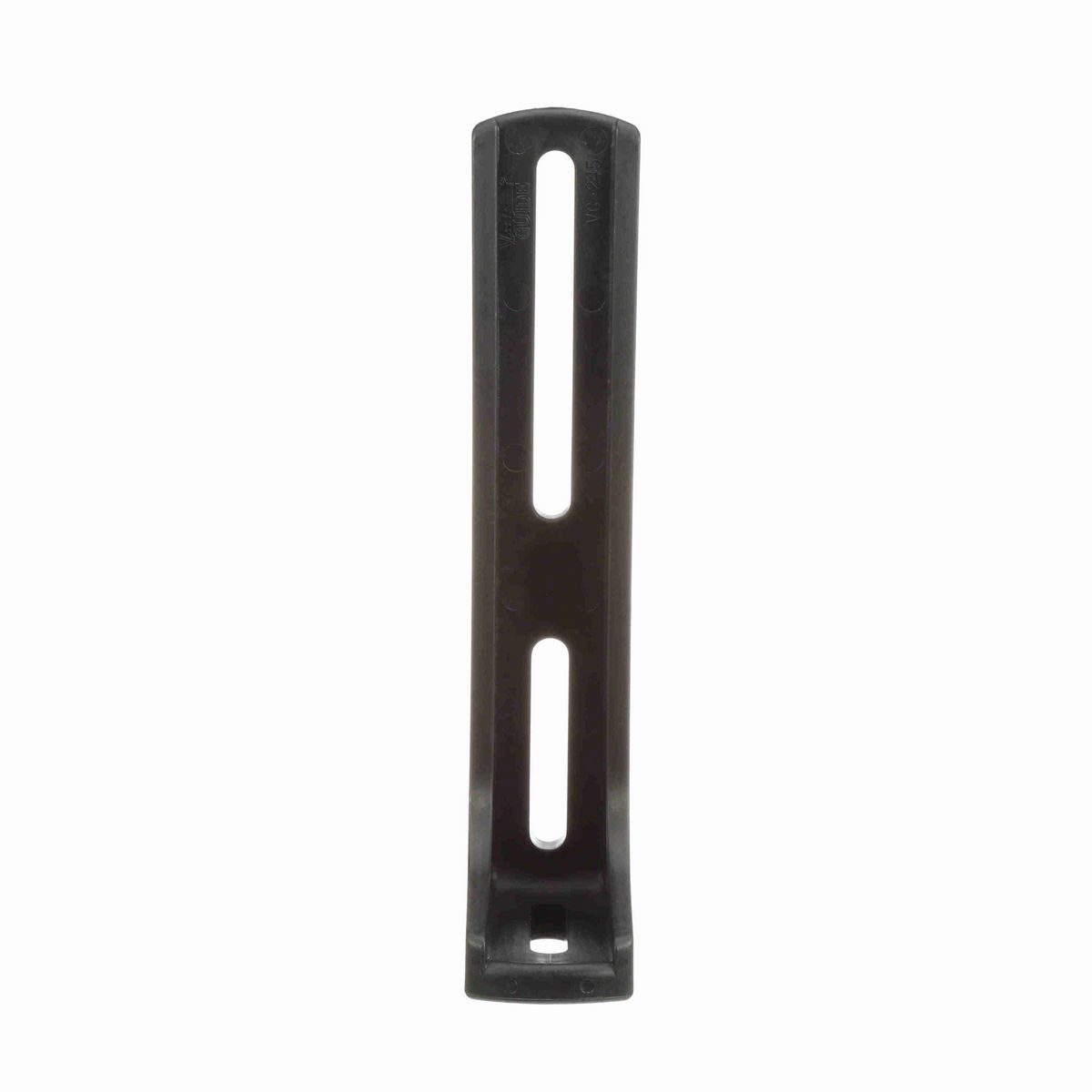 System Plast Molded Plastic "L" Bracket- Black- Tall - VG-245-K-BK