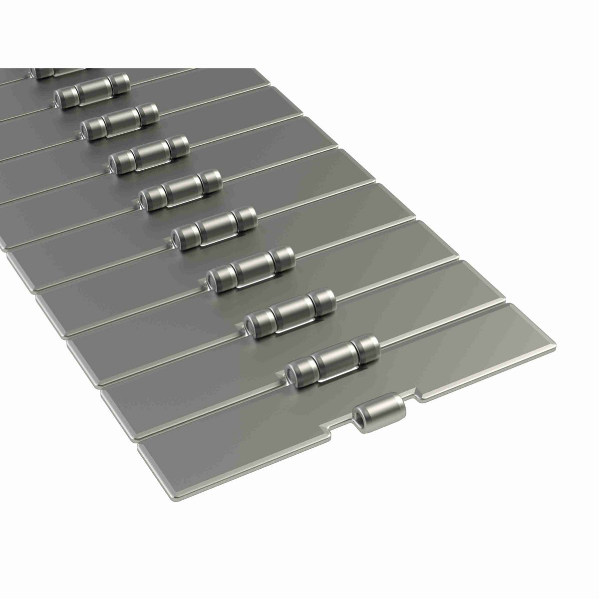 Rexnord 815 Straight Running Solid Top, Material: 0, Width: 7.5in, Pitch: 1.5in - 762.53.72