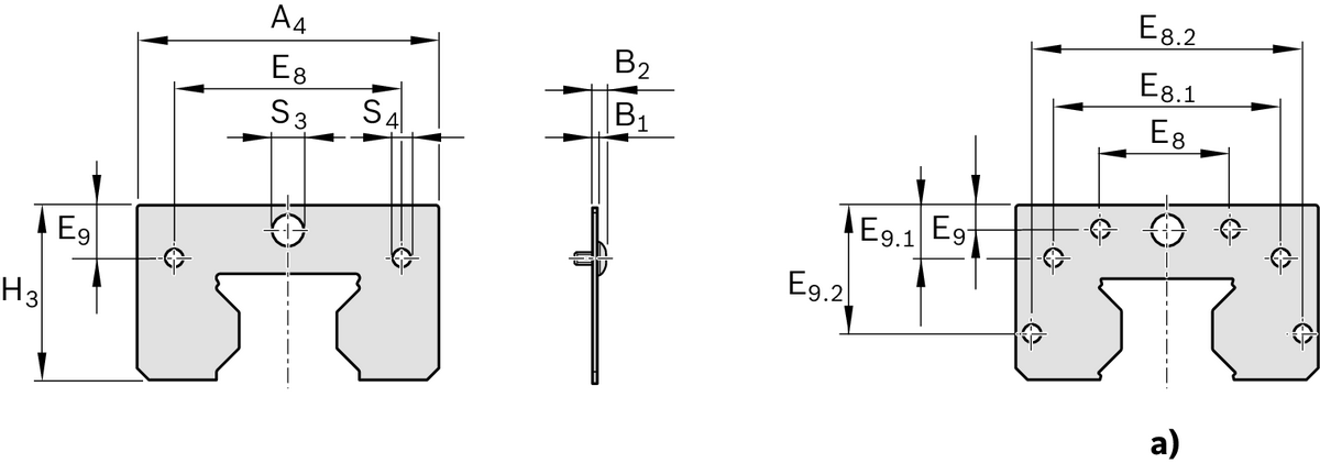 Скребковая пластина для роликовых рельсовых систем Bosch Rexroth 35 BG [R182031030]
