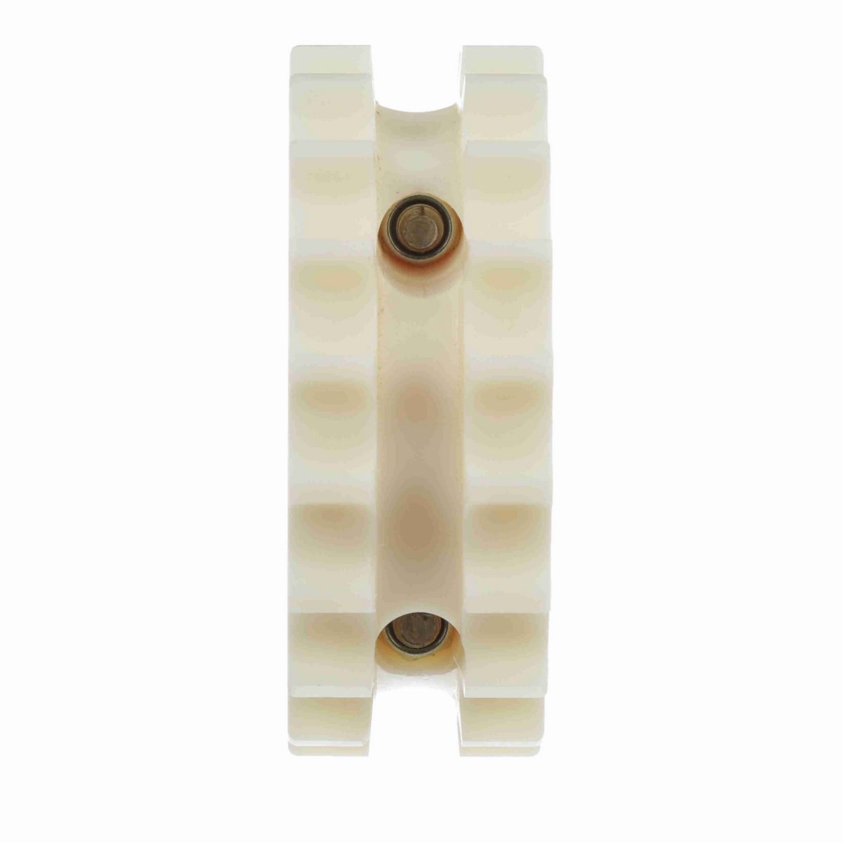 System Plast 820 Series Split Machined Sprocket with 19 Teeth, a 1in Round Shaft-Ready Bore and Setscrew - 820-19R1-DMS-SS