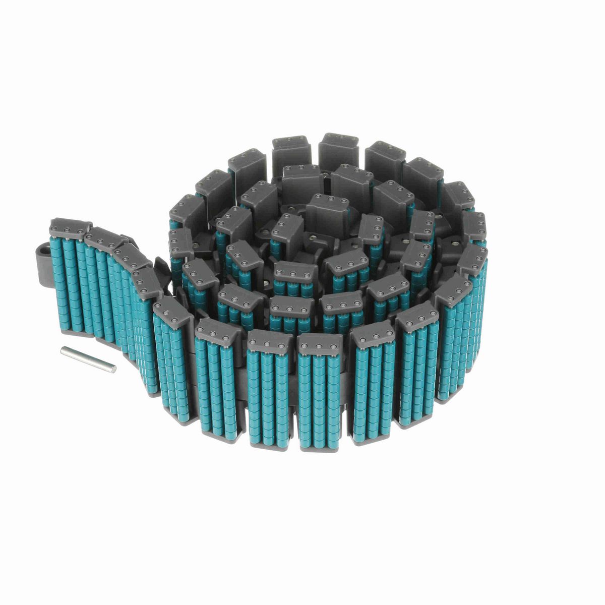 System Plast 882TAB LBP Side-flexing Low Backline Pressure, Material: Gray Low Friction, Width: 4.5in, Pitch: 1.5in - LFG882LBP-TAB-K450