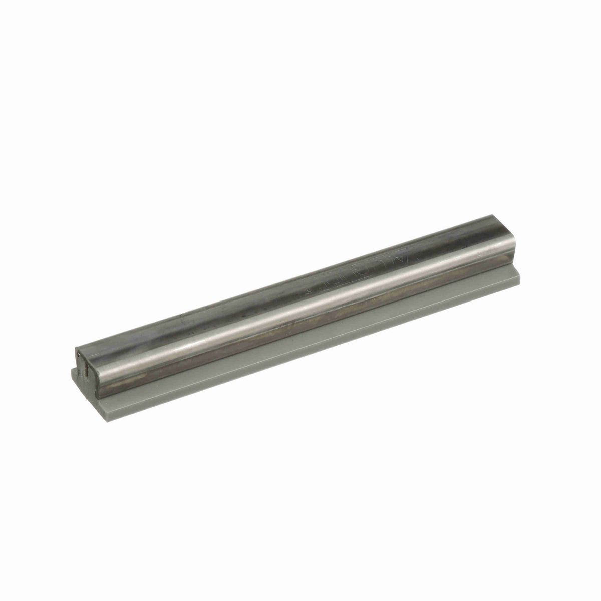 System Plast Wide Flat Guide Rail: 1"W X 0.69"H X 96"L Grey Nolu-S - VG-SSWF-NS-8