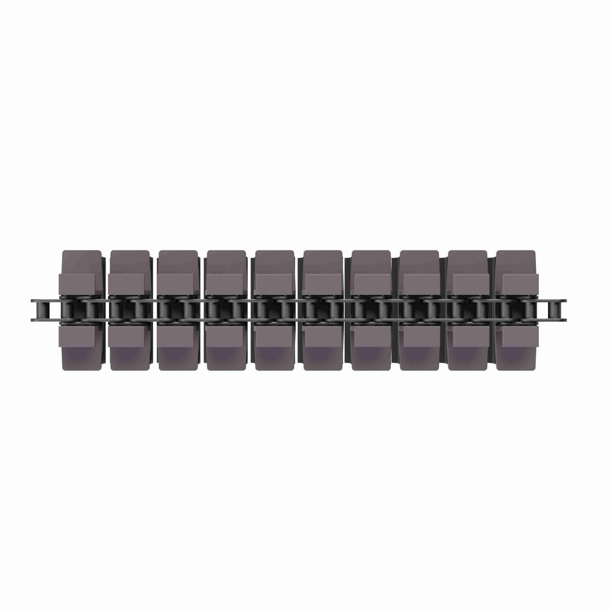Rexnord 1873TAB SideGrip™ Side-flexing, Material: Brown High Performance, Width: 3.75in, Pitch: 1.5in - 81440051