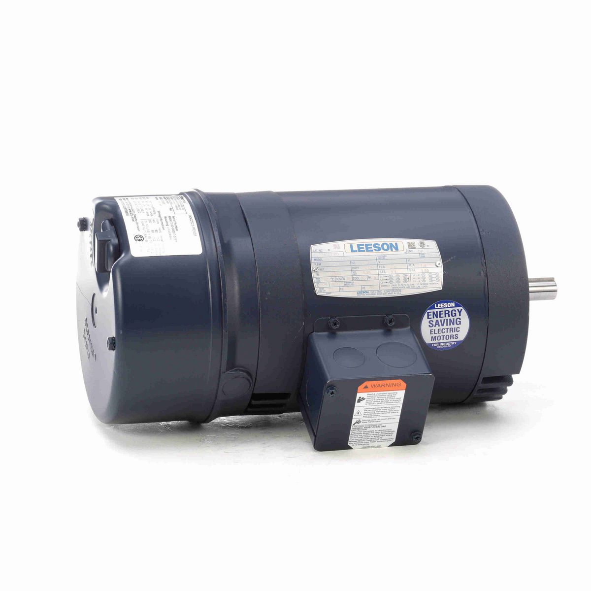 LEESON Brake Motor, 0.75 HP, 3 Ph, 60 Hz, 230/460 V, 1800 RPM, 56C Frame, DP - 114157.00