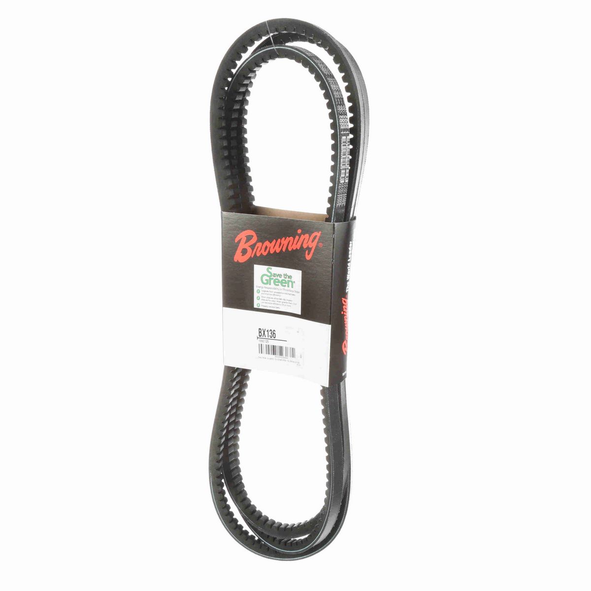 Browning EPDM Notched Belt 98% Efficient - BX136