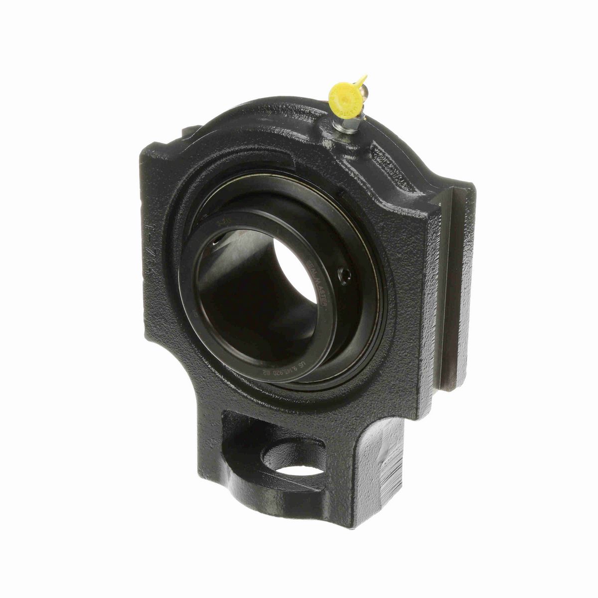 Sealmaster Mounted Cast Iron Wide Slot Take Up Ball Bearing - 52100 Bearing Steel, Black Oxided - Setscrew Lock - MST-47