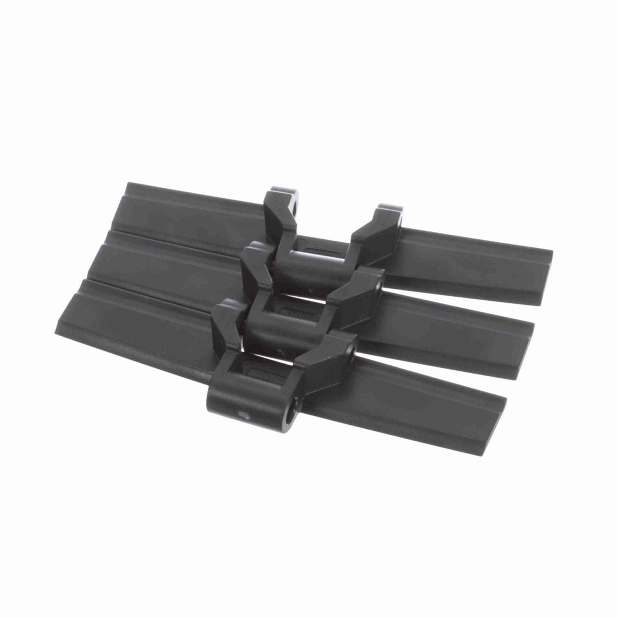 System Plast 882TAB Side-flexing Solid Top, Material: NG evo (Gray Blue), Width: 7.5in, Pitch: 1.5in - NGE882TAB-K750