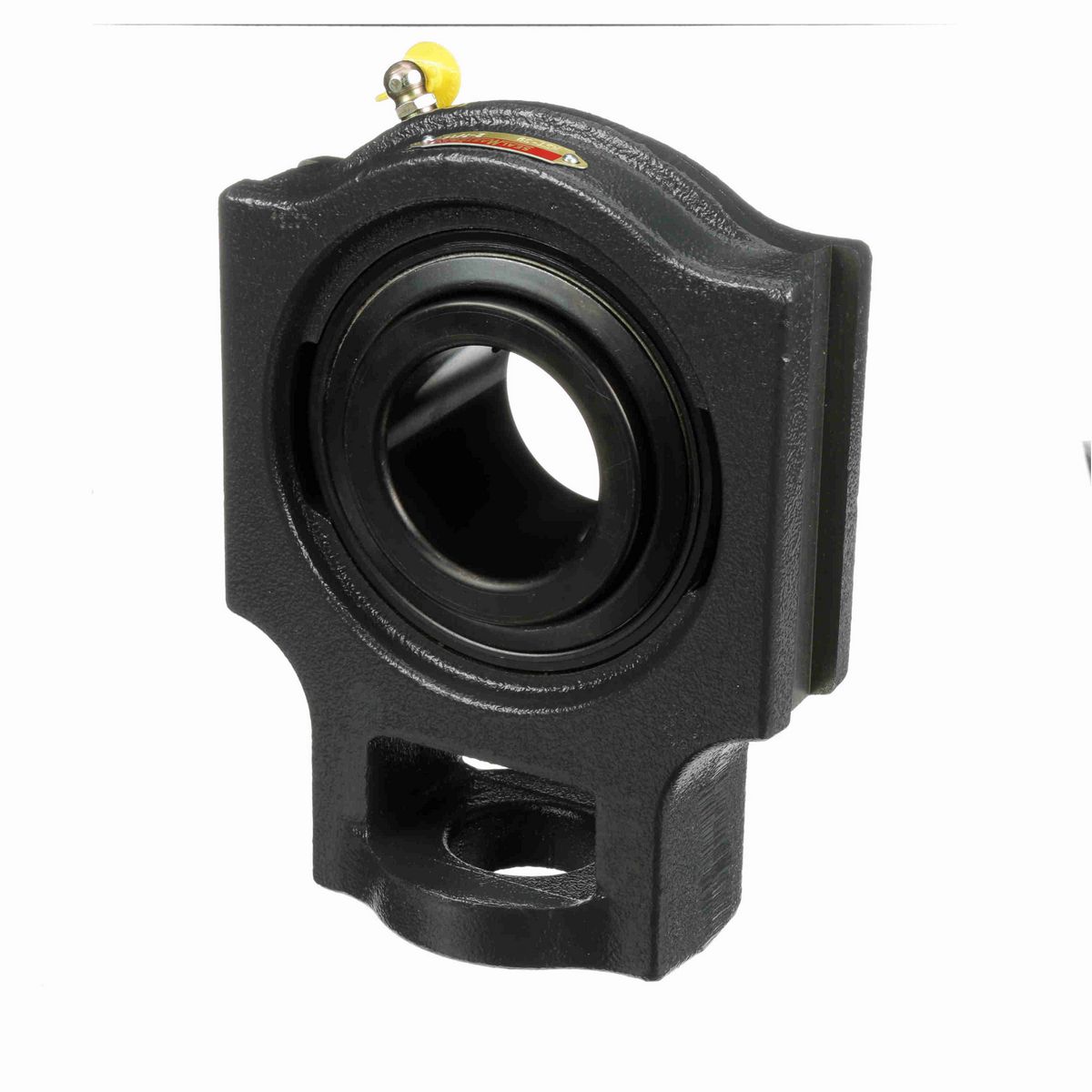Sealmaster Mounted Cast Iron Wide Slot Take Up Ball Bearing - 52100 Bearing Steel, Black Oxided - Setscrew Lock - MST-39