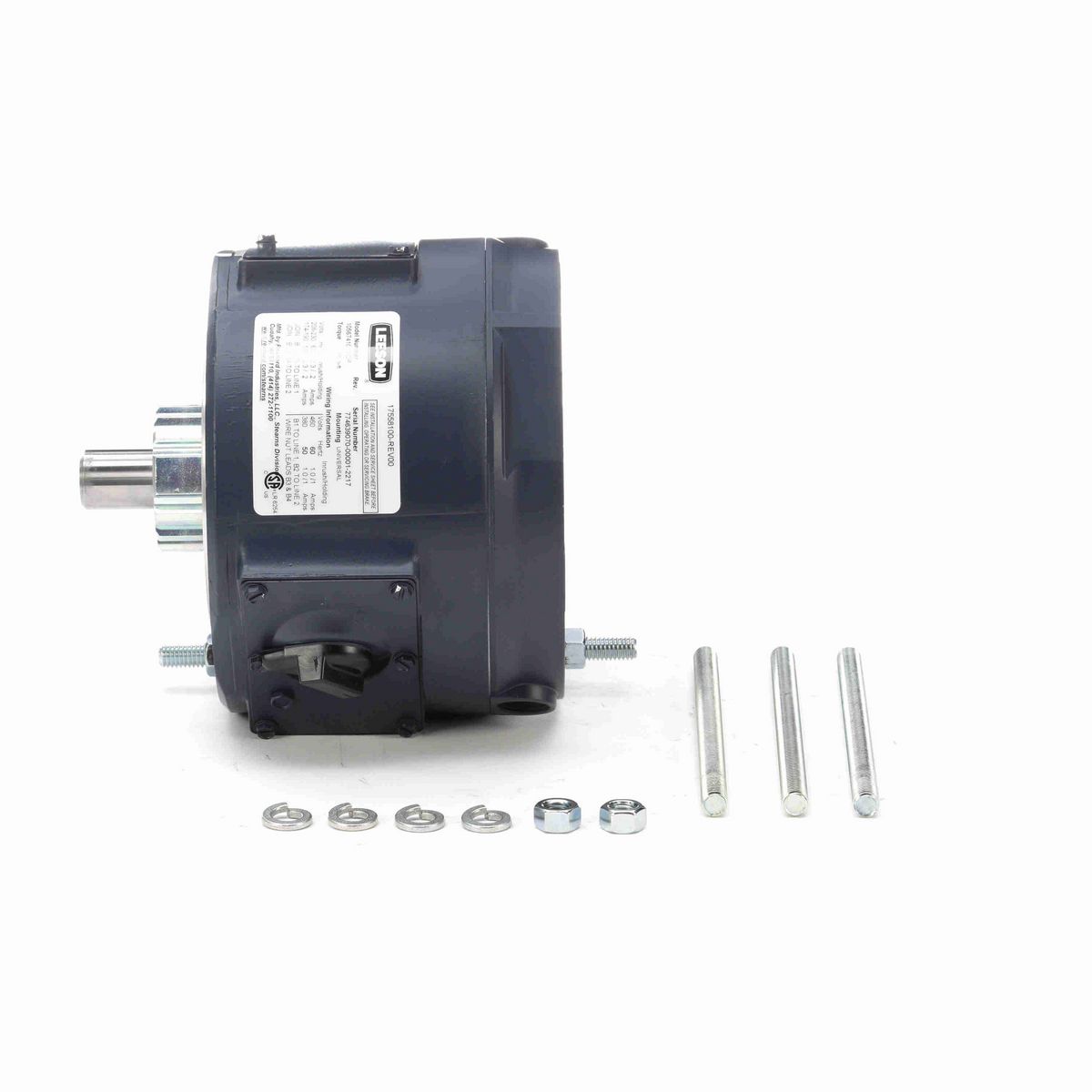 LEESON 15 LB-FT COUPLER BRAKE.143-5TC.NEMA2/IP23.230/460V.1PH.ALUMINUM STEARNS 1056741071QF - 175581.00